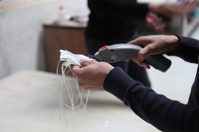 專用電動剪刀裁剪玻纖